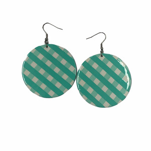 Pendientes de tuerca de cuerno de búfalo hechos a mano, nueva moda, bonito estilo Lacre para bodas, fiestas y aniversarios, stock de Vietnam - Product Image 2