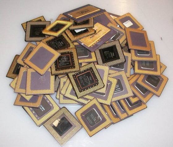 AMD製 CPU セラミックプロセッサスクラップ 1.50GHz/デスクトップ用