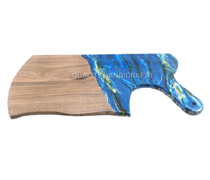 Tabla de cortar de madera de acacia de mejor diseño y bloques de cortar de madera de resina artesanías de alta calidad para el hogar cocina directamente India - Product Image 6