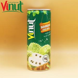 Alta calidad, 250ml, lata, marca OEM, jugo de fruta Real, glucosa, sabor Original, botella de jugo de Guanábana, fabricantes, proveedores - Product Image 1