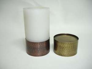 Bougeoir en or martelé de qualité supérieure, style vintage, de haute qualité, style nordique, bougeoir décoratif à la vente - Product Image 2