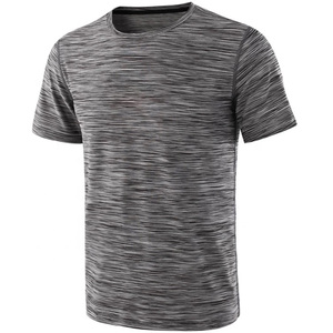 T-shirt décontracté pour homme, coupe classique, manches longues ou courtes, en tissu tricoté 100% coton, écologique et à séchage rapide - Product Image 1