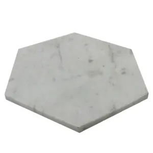 Hot Selling Kitchen & Table Top Marble Chopping Board White Colour Classic Style Butcher Board And Chopping Block