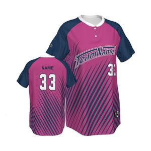 Camisetas de béisbol planas en blanco, ropa de béisbol transpirable hecha a medida, barata, venta al por mayor - Product Image 2