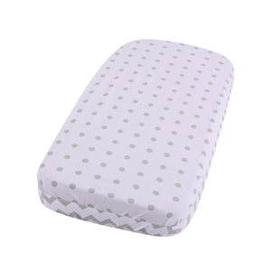 Ensemble de berceau et de couette pour tout-petit en jersey simple 100% coton biologique, uni et imprimé sur mesure, avec emballage personnalisé - Product Image 1