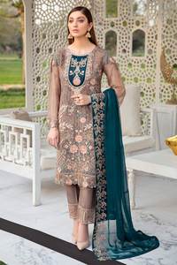 Costumes en coton d'exportation pakistanaise Shalwar Kameez brodés de haute qualité pour adultes - Product Image 2