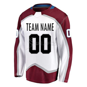 Camiseta de Hockey sobre hielo personalizada de alta calidad, uniforme de hielo impreso por sublimación, ropa deportiva, venta al por mayor - Product Image 3