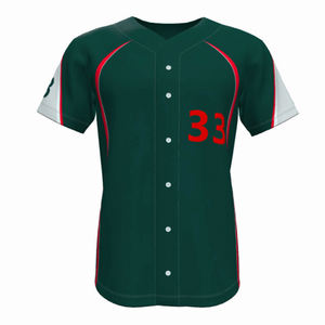 Chemise de maillot de baseball de softball en polyester pour hommes avec logo personnalisé du fabricant pakistanais vêtements de softball imprimés respirants de grande taille - Product Image 2