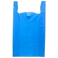 Sacs en plastique personnalisés imprimés avec soufflets latéraux pour T-shirts, avec logos, en matériaux LDPE/HDPE recyclables, taille et couleur personnalisables