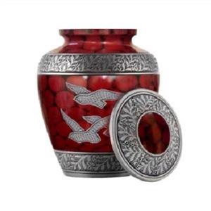 Venta de fábrica Urna de cremación moderna de aluminio decorativa Fabricantes y exportadores de urnas de cremación de metal modernas - Product Image 5