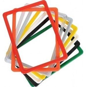 Wholesale Smartad PC01 Supermarket Ad Pop <b>Plastic</b> Poster <b>Frame</b> Display Holder Colorful A4 A3 A5 for Shopping Baskets - Product Image 3