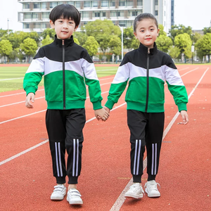 ชุดวอร์มกีฬามีซิปสำหรับเด็ก,ชุดวอร์มชุดวอร์มกางเกงเบสบอลสำหรับเด็กผู้ชายเด็กผู้หญิง - Product Image 2