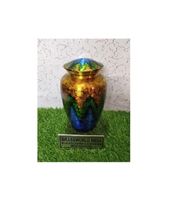 Brassworld อินเดีย Tri-COLOUR ผู้ใหญ่เผาศพอุปกรณ์งานศพที่มีคุณภาพ - Product Image 1