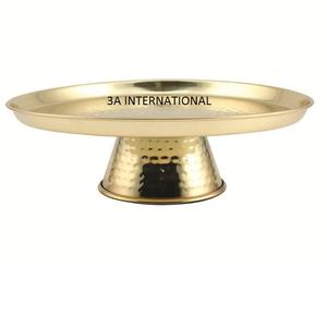 Support à gâteau multifonctionnel de haute qualité, décoration de table pour fête d'anniversaire, support à gâteau plaqué or - Product Image 1