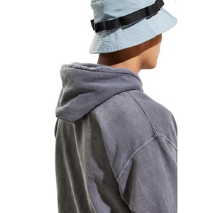 Sudaderas con Capucha Personalizadas para Hombre, Lavado Ácido, Invierno, 100% Algodón, Forro Polar, Impermeables y Resistentes al Viento, Logotipo Bordado, Venta al Por Mayor - Product Image 4