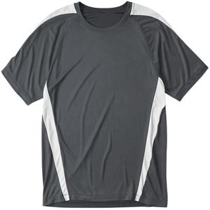 T-shirt de haute qualité avec logo personnalisé pour hommes, couleur unie, manches courtes, col rond, coton imprimé/fibre de bambou, design personnalisé - Product Image 1