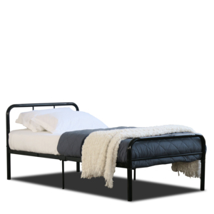 2026 New Design Rounded headboard Metal Single <b>Bed</b> Frame - Product Image 1
