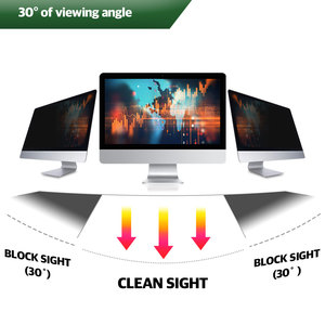Filtre de confidentialité 12,5 W, protection d'écran anti-espion, réduction UV, haute transmission, PET, résine noire, qualité AAA, approuvé SGS, 2.5D - Product Image 3