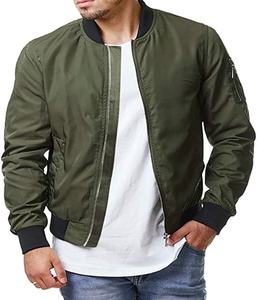 Veste en cuir de vache enduit pour homme avec col montant pour la saison hivernale - Product Image 6