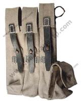 Reproduction personnalisée du logo Accessoires du vêtement Style tissu allemand MP40 Pouch Tan Canvas