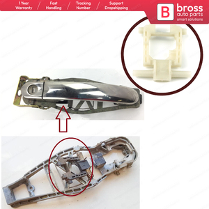 BDP1129 soporte de manija de puerta izquierda exterior 1T0837885 Pieza de plástico de reparación para Touran 1T Caddy 2K T5 Polo 9N Bross Auto Parts - Product Image 5