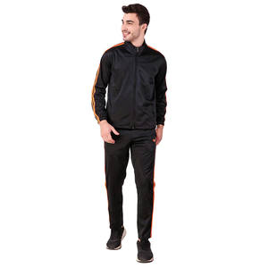 Chándal Deportivo Unisex Personalizado al por Mayor con Cremallera Completa, Estilo Urbano, Color Sólido, para Otoño e Invierno, Transpirable, 100% Poliéster - Product Image 1