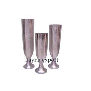 Modern Home Decorative Nickel-Plated Metal Flower Vase Luxury Style New Design <b>for</b> <b>Table</b> Top Use or Display - Product Image 6