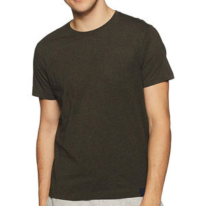 Camiseta de manga corta personalizada para hombre, 100% de algodón Camisa lisa, suave - Product Image 1