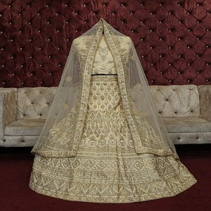 Long Elegant <strong>Silk</strong> <strong>Dresses</strong> for Ladies Vintage Casual Evening &amp; Party Wear Women's <strong>Muslim</strong> Clothing in Lehenga Choli Style - Product Image 1