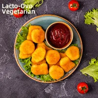 Ovo-Lacto Vegetarian Plant Based Meat Vegan Protein Vegan Chicken Nugget