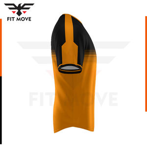 Maillot de baseball imprimé personnalisé pour hommes, tenue, livraison rapide, chemises jaunes unies avec sublimation, fonction respirante, prix bon marché - Product Image 5