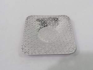 Hot Vantage moderne fantaisie luxe Premium nouveau Design fleur en relief nickelé plateau de fruits pour la décoration de la maison et la cuisine - Product Image 2