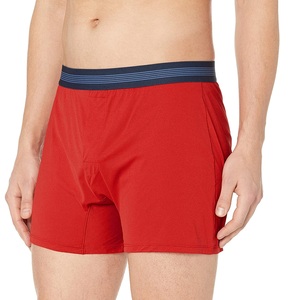 Calzoncillos Boxer Clásicos para Hombre, Mezcla de Algodón, Transpirables, Ligeros, Suaves al Tacto, Elásticos, Cómodos, Cintura Elástica, Ropa Interior Relajada y Segura para la Piel - Product Image 1
