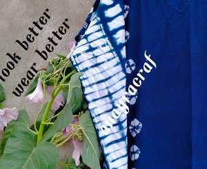 Kimono bohemio Tie Dye caftán Maxi para mujer, ropa de noche teñida a mano, larga, gran tamaño, Ups - Product Image 5