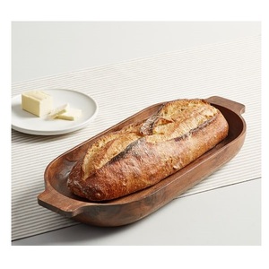 Tazón de masa de color blanco de madera de estilo Simple moderno decoración del hogar de alta calidad de madera hecha a mano Natural - Product Image 3