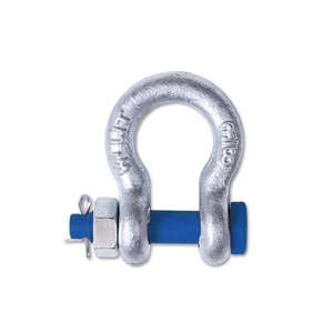 MỸ Loại Độ Bền Kéo Cao Thép Mạ Kẽm Drop Rèn Bow Shackle G2130 với Bolt - Product Image 1