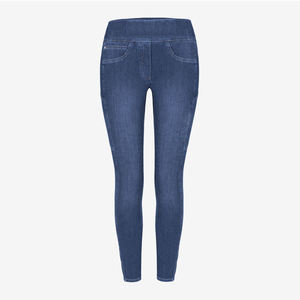 กางเกงรัดรูปผ้ายีนส์สำหรับขี่ม้าของผู้หญิงเสื้อผ้าแบบเต็มตัวจับแน่นพอดีกับที่กำหนดเอง - Product Image 1