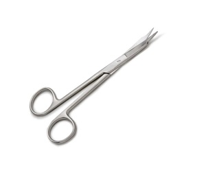 Instruments chirurgicaux de qualité allemande, ciseaux red Fox, à pointes incurvées de 13cm, en acier inoxydable, nouveauté 2019 - Product Image 5