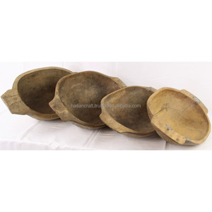 Cuenco para servir masa de madera vendedor caliente Cuenco para masa Venta al por mayor Cuenco para masa de madera para el hogar Hotel y restaurante - Product Image 5