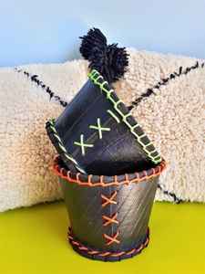 Jardinières et pots en caoutchouc pour pneus Recyle pour fleurs et plantes Décor de bureau Jardinière en caoutchouc Panier de rangement Pot de plantes et décor de jardin - Product Image 4