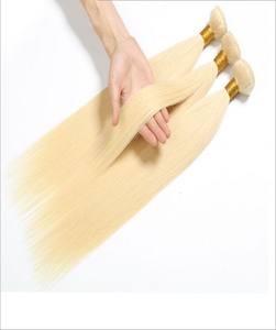 ผมต่อสีบลอนด์613มัดผมมนุษย์ผมบลอนด์ติดหนังกำพร้าผมบลอนด์ลูกไม้ด้านหน้าผมมนุษย์613 - Product Image 1