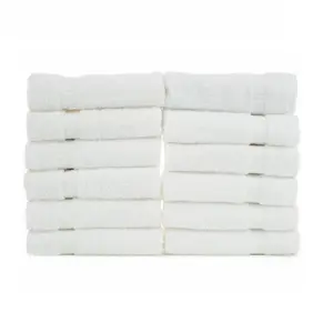 最新设计独特风格加大码白色多比编织毛巾套装，适用于厨房和浴室，价格实惠