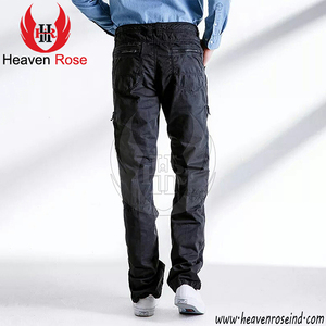 Pantalones de entrenamiento táctico para hombre, pantalón personalizado con cremallera, estilo Cargo, al aire libre, venta al por mayor - Product Image 4