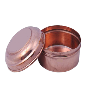 Contenedor Chapati de latón de color dorado de diseñador, caja Roti de forma redonda de la mejor calidad para accesorios de cocina - Product Image 3