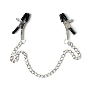 Manufacturer And Wholesales Supplier Stainless Steel Nipple Clamp Adjustable Breast Toys Bdsm Stimulation Sex Toys Painful Toys