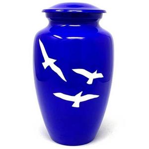 Urnas de Cremación 3D Hechas a Mano de Aluminio, Tipo Ánfora, Acabado Color Plateado, para Funerales, Entierros, Columbarios, Decoración del Hogar, Personalizadas - Product Image 4