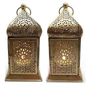 โคมไฟเทียนตกแต่งบ้านสไตล์คลาสสิกสำหรับงานแต่งงานงานเลี้ยงเทียนโคมไฟโลหะมีสไตล์ - Product Image 1