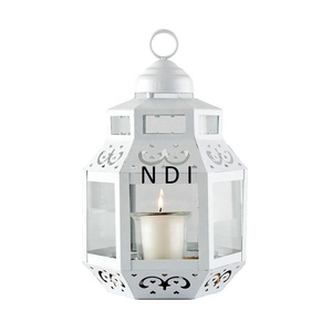 Lanterne marocaine en métal faite à la main, écologique et très vendue, avec couleurs personnalisées pour les mariages, Noël et la décoration de la maison - Product Image 6