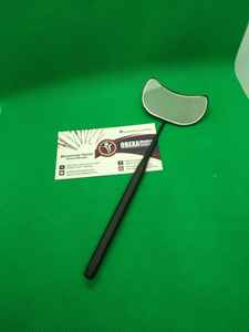 Herramienta de belleza de espejo de pestañas LED en forma de media luna de acero inoxidable alemán para extensiones de pestañas y acabado de vidrio de maquillaje - Product Image 2