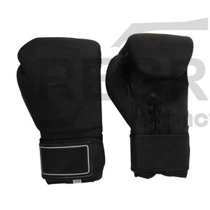Fashion PU Leather Boxing <b>Gloves</b> <b>for</b> Training Martial Arts New Black Red OEM Logo Thai Color Material Adults People Origin <b>Type</b> - Product Image 2